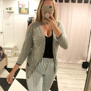 Hollister Grey Button Up Light Cardigan Medium